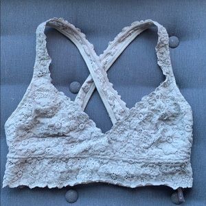 cross back aerie bralette